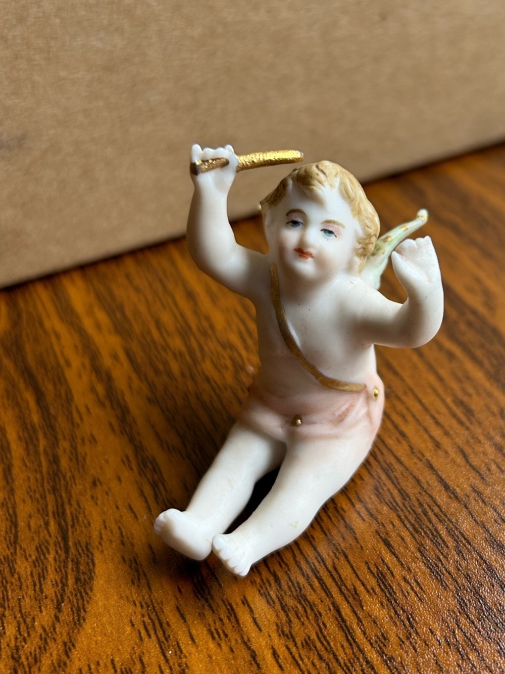 Vintage Cherub Figurines Lot Bisque Porcelain Angels Set - Picture 10 of 14